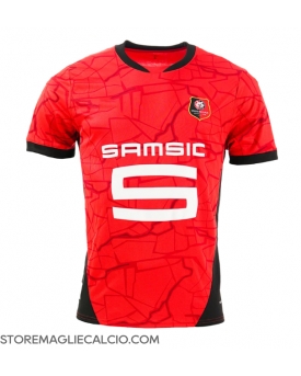 Stade Rennais Maglia Gara Casa Repliche 2024-25 Maniche Corte Stade Rennais Maglia Gara Casa Repliche 2024-25 Maniche Corte